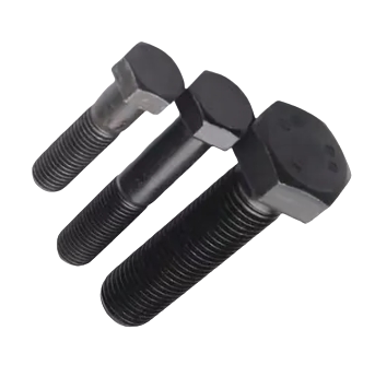 Kraftig hjulnavbolter M14 × 1,5 sinkelektroplaterte/svart oksid, ISO 7412 Klasser 8,8 og 10,9