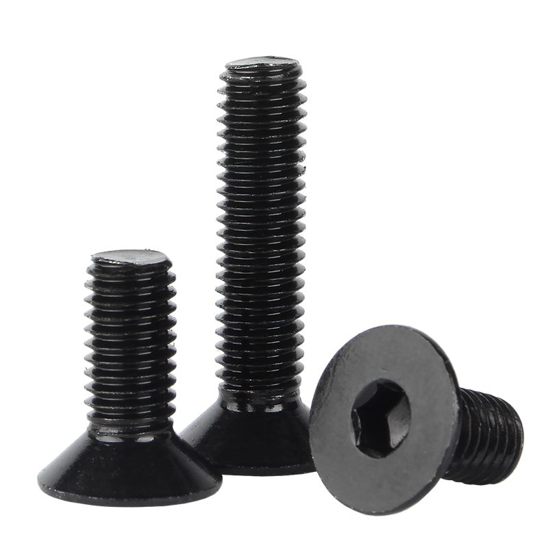 Black Oxide Zinc Hex Socket Bolter, lavprofilerte tellersunghode, bildeler